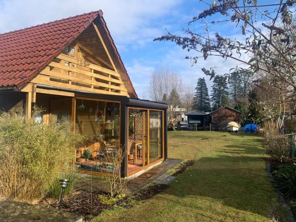 Holzhaus Mit Direktem Wasserzugang In Berlin-Koepenick מראה חיצוני תמונה